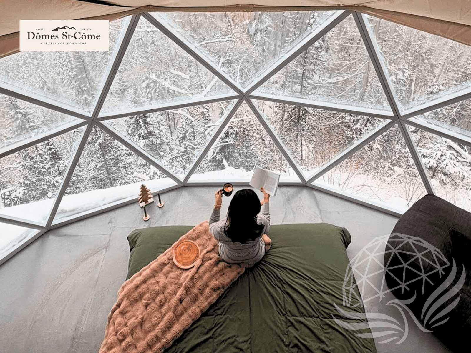 View out of a dome